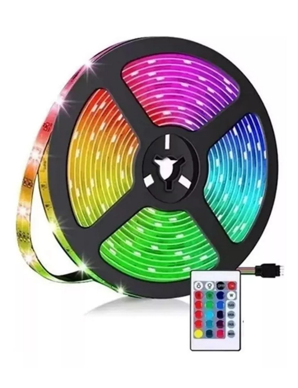 Cinta Led Rgb Bluetooth Luces Tv Hogar 10mts Luz Color Rgb