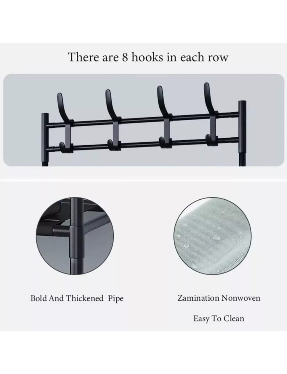 Estante Perchero Organizador Zapatera Multiusos 5 Niveles