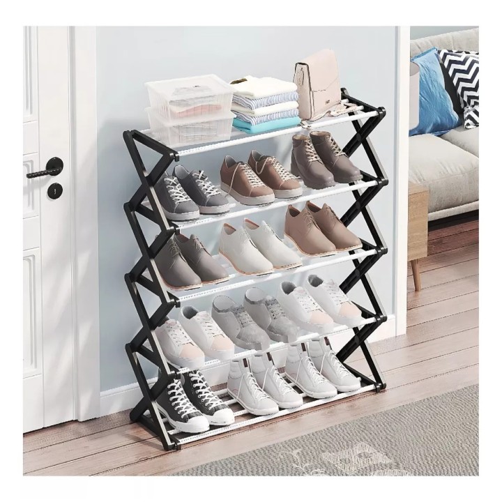 Organizadores De Zapatos Premium Moderno 5 Estantes 10 Pares