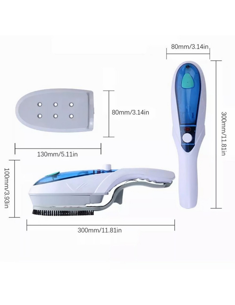 Plancha A Vapor Vertical Portatil Limpiador Electrico Hogar