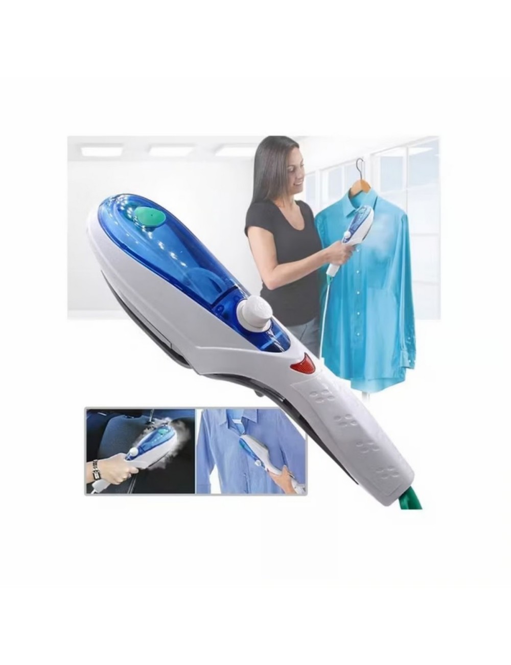 Plancha A Vapor Vertical Portatil Limpiador Electrico Hogar