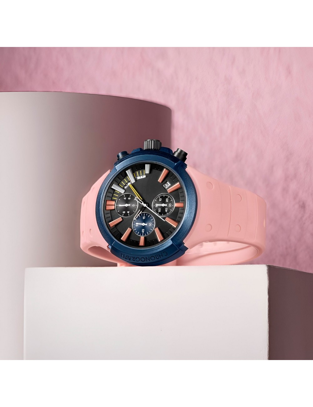 Reloj G-force H3993g Cronografo Funcional Goma + Estuche