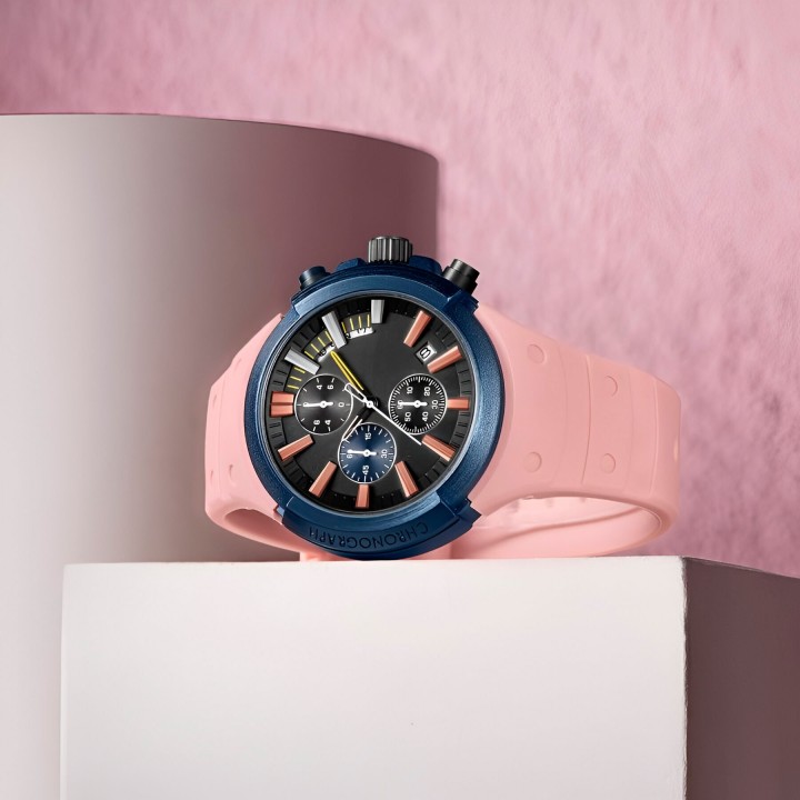 Reloj G-force H3993g Cronografo Funcional Goma + Estuche