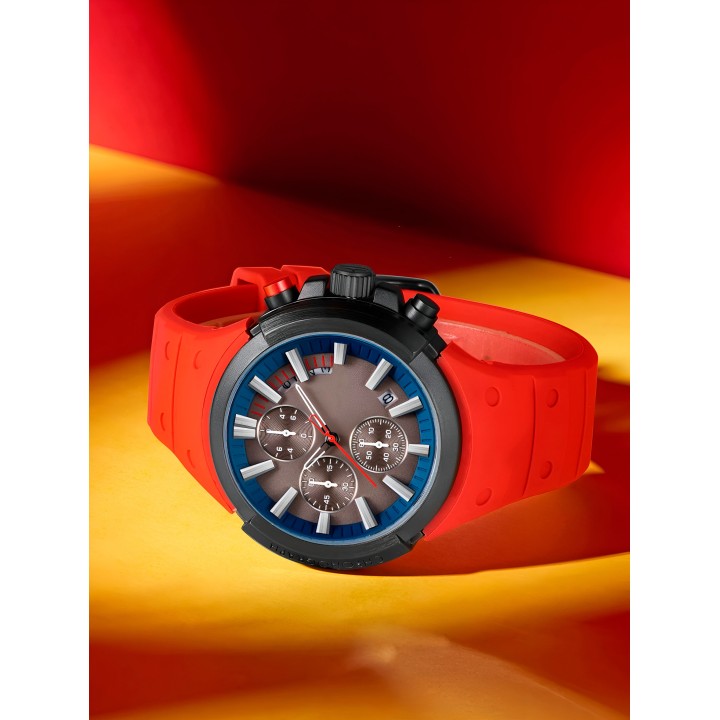 Reloj G-force H3993g Cronografo Funcional Goma + Estuche