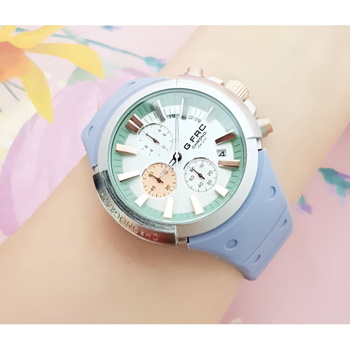 Reloj G-force H3993g Cronografo Funcional Goma + Estuche