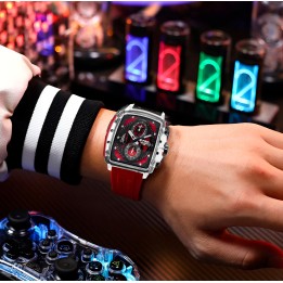 Reloj G-force H4113g Cronografo Funcional Goma + Estuche