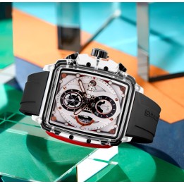 Reloj G-force H4113g Cronografo Funcional Goma + Estuche