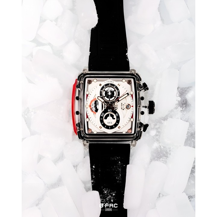 Reloj G-force H4113g Cronografo Funcional Goma + Estuche