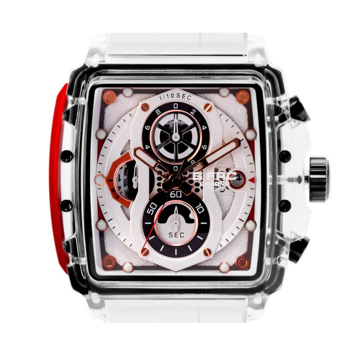 Reloj G-force H4113g Cronografo Funcional Goma + Estuche