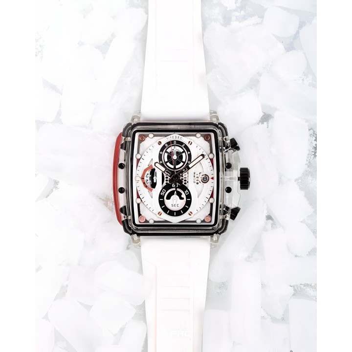Reloj G-force H4113g Cronografo Funcional Goma + Estuche