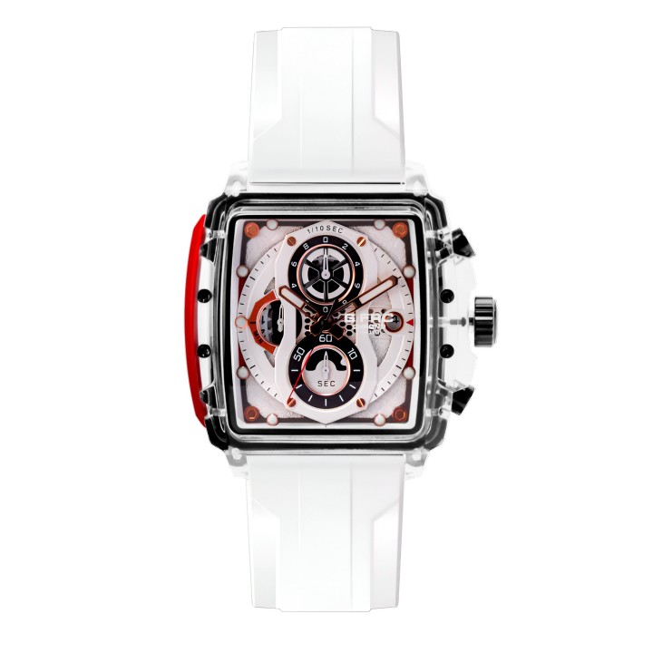 Reloj G-force H4113g Cronografo Funcional Goma + Estuche