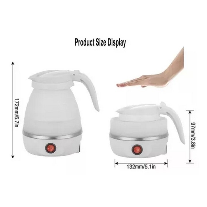 Calentador Hervidor D Agua Eléctrico Plegable Portátil 600ml