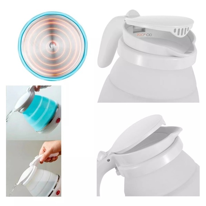 Calentador Hervidor D Agua Eléctrico Plegable Portátil 600ml