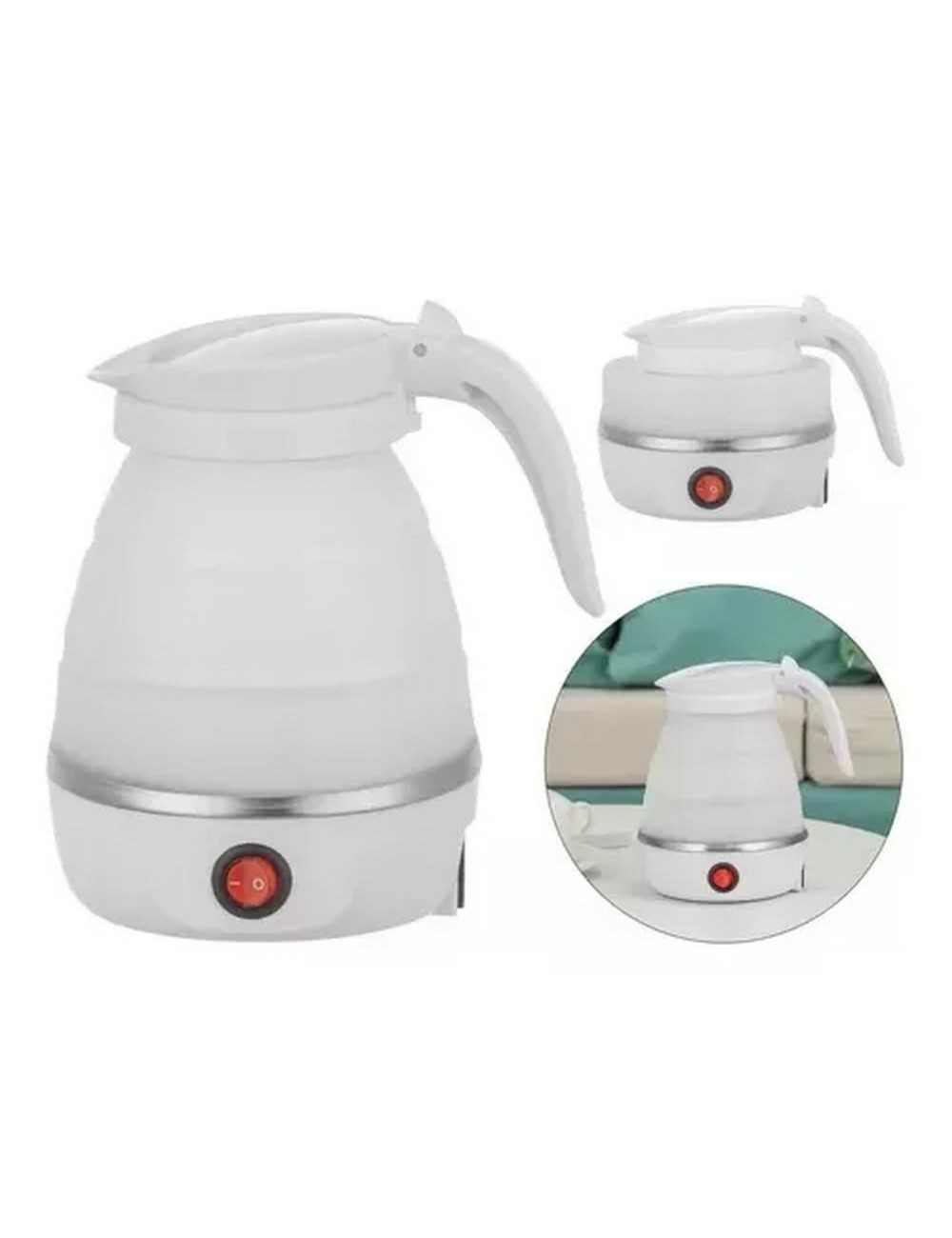 Calentador Hervidor D Agua Eléctrico Plegable Portátil 600ml