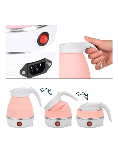 Calentador Hervidor D Agua Eléctrico Plegable Portátil 600ml