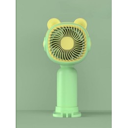 Ventilador Gato Orejas Portatil Recargable Con Base