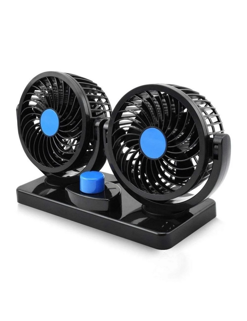 Ventilador De Carro Duo 12 Voltios Giro 360 Grados