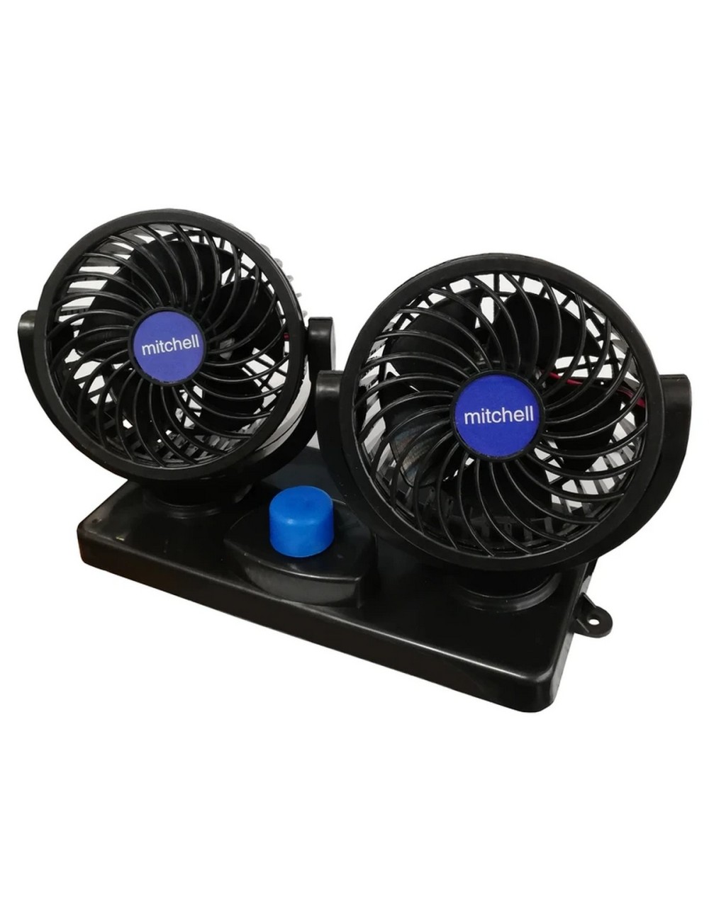 Ventilador De Carro Duo 12 Voltios Giro 360 Grados