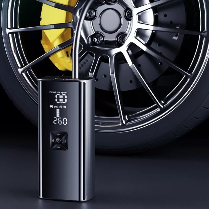 Inflador De Neumáticos Portátil Recargable 150psi Luz Led