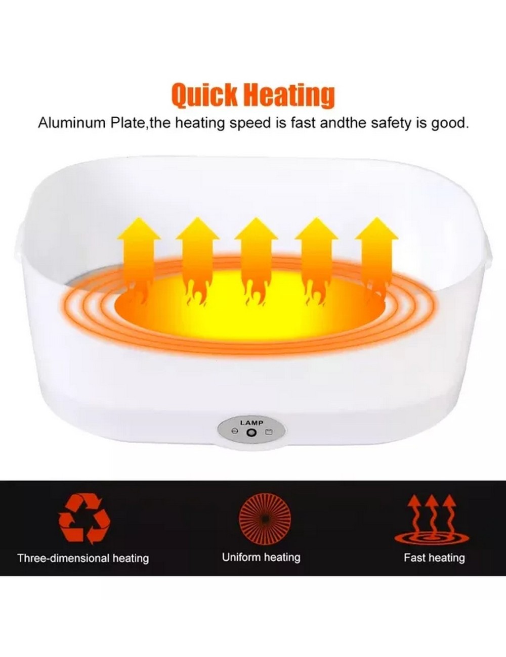 Lonchera Eléctrica Calentador Electric Lunch Portátil