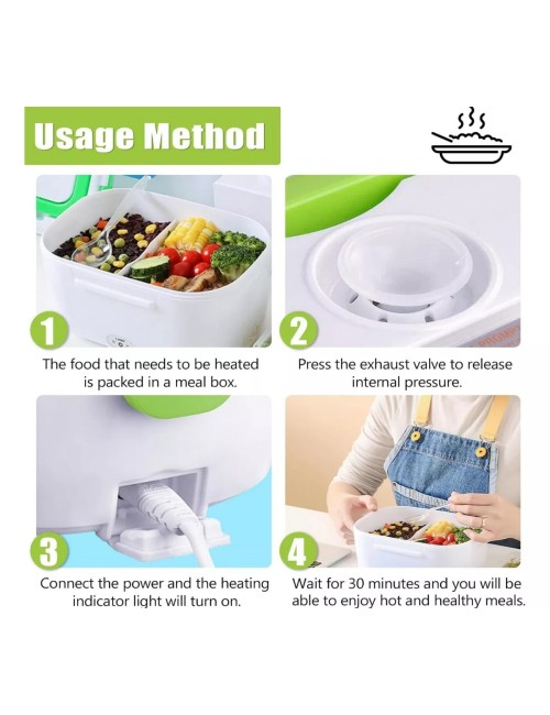 Lonchera Eléctrica Calentador Electric Lunch Portátil