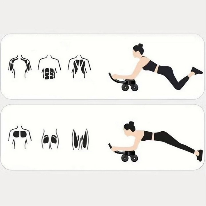 Rueda Para Abdominales Fitness Con Temporizador