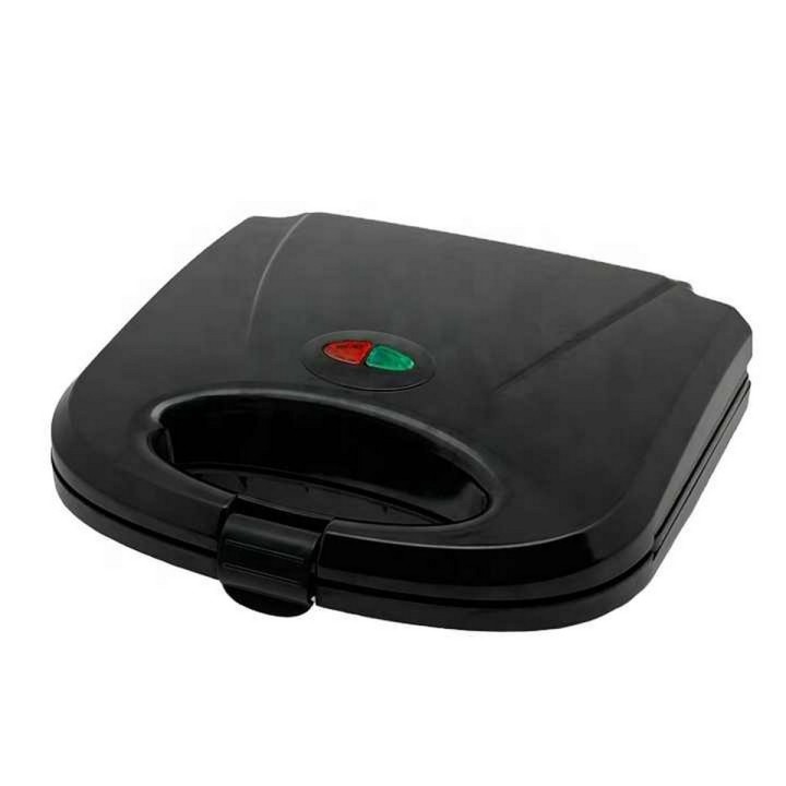 Sanduchera Eléctrica 2 Puestos Color Negro 800w