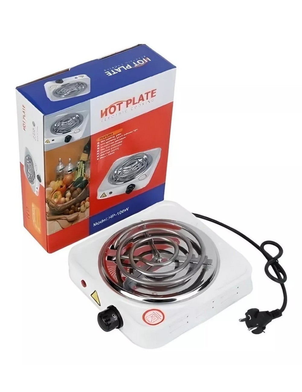 Estufa Eléctrica 1 Puesto 5 Niveles De Temperatura 1000w