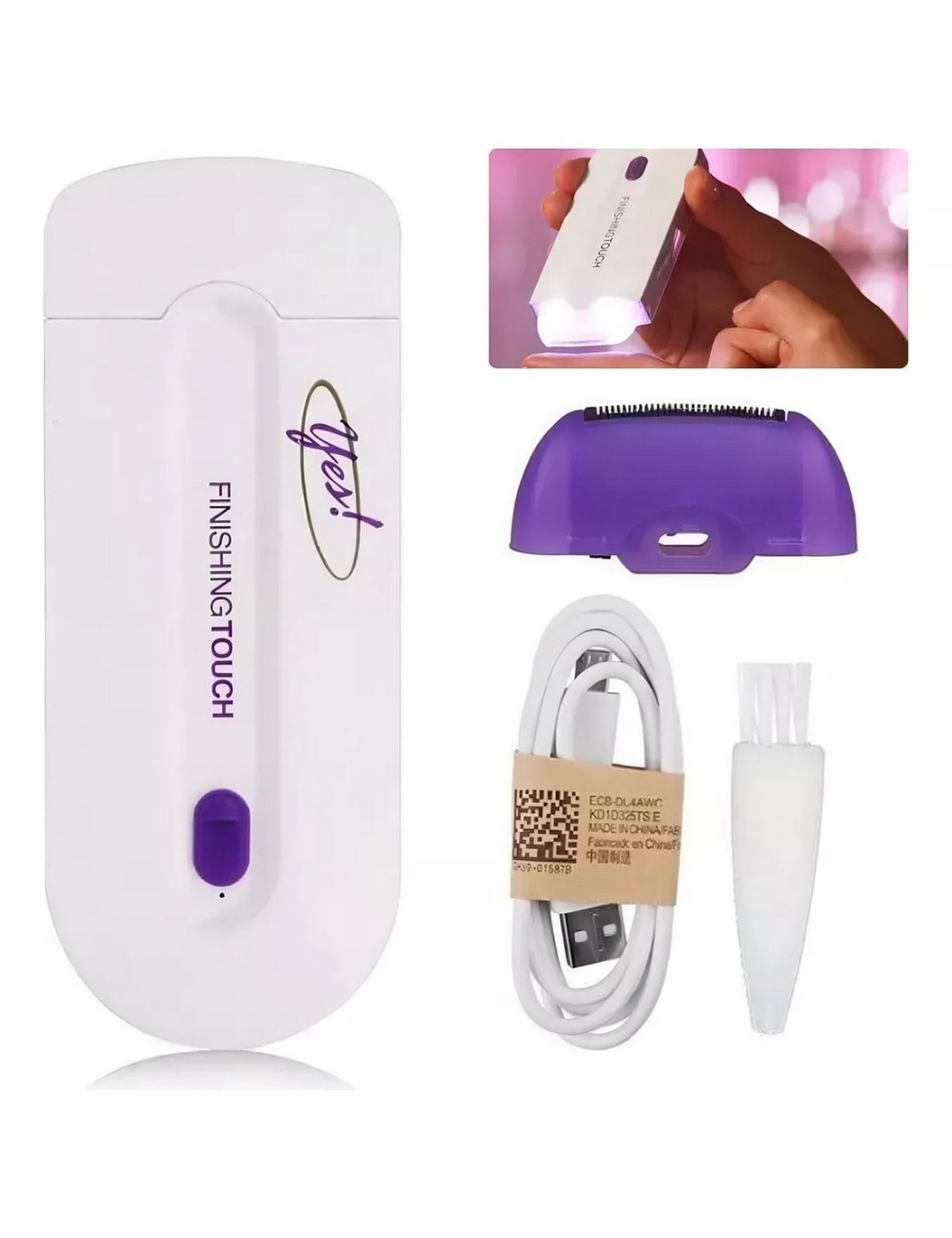 Depiladora Yes Recargable Usb