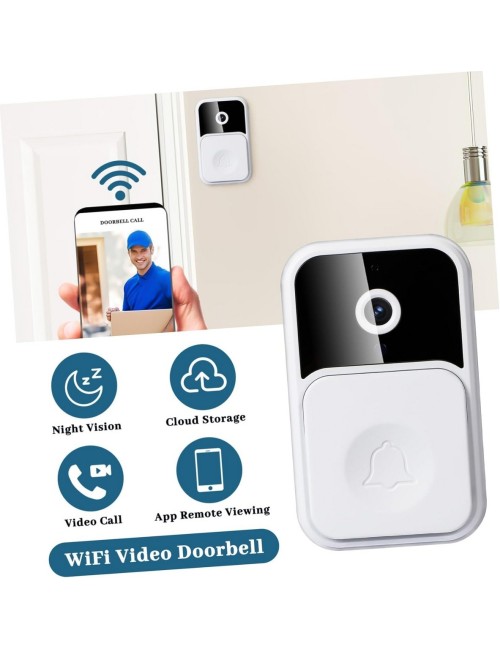 Timbre Wifi Con Camara V8 Inalambrico