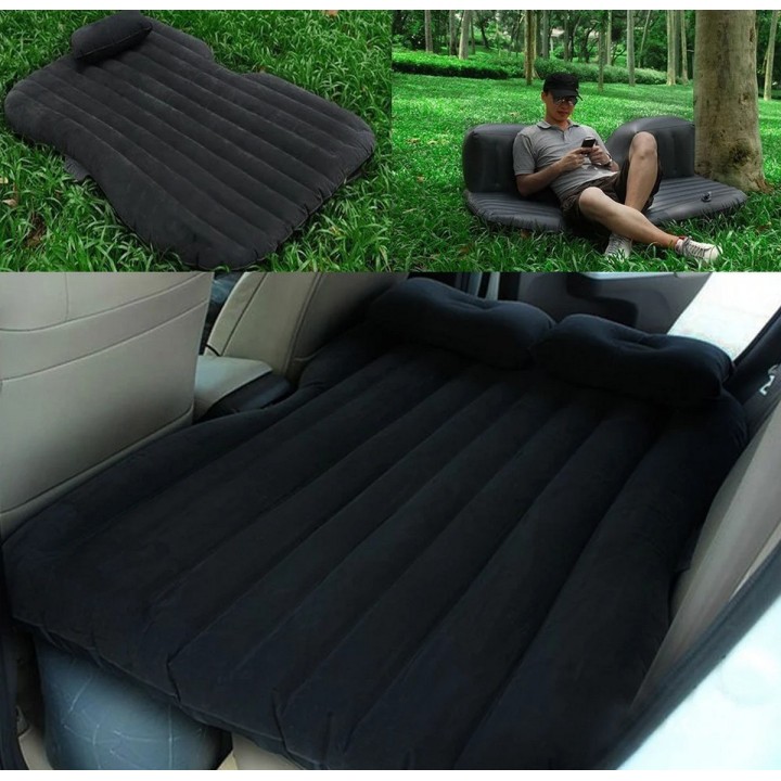 Colchon Inflable Carro Automovil Cama De Aire Cojin Viaje