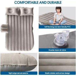 Colchon Inflable Carro Automovil Cama De Aire Cojin Viaje