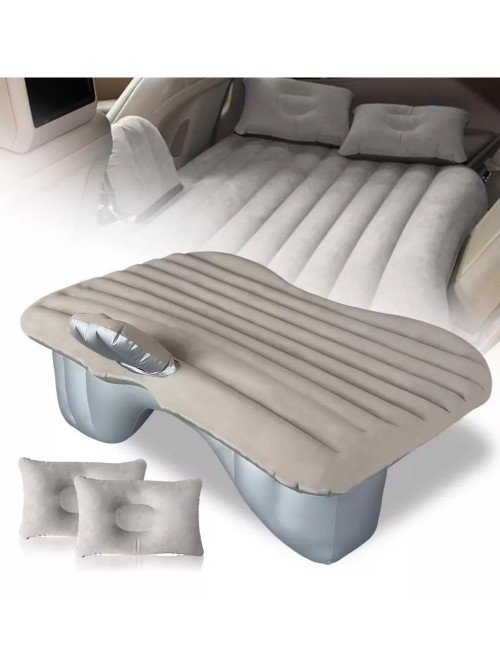 Colchon Inflable Carro Automovil Cama De Aire Cojin Viaje