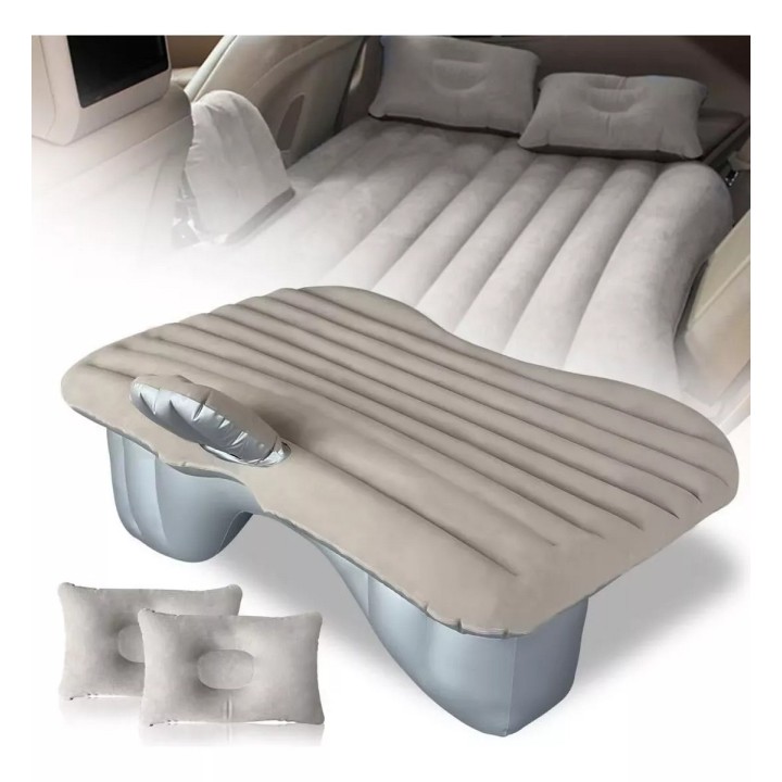 Colchon Inflable Carro Automovil Cama De Aire Cojin Viaje