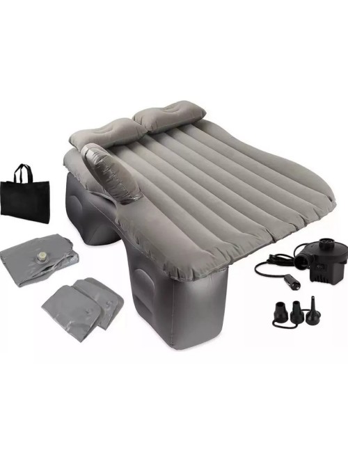 Colchon Inflable Carro Automovil Cama De Aire Cojin Viaje