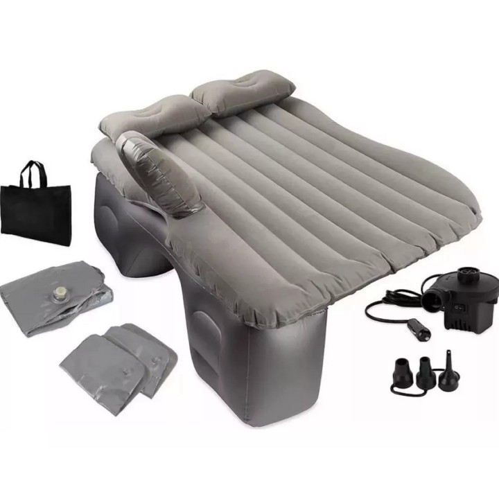 Colchon Inflable Carro Automovil Cama De Aire Cojin Viaje
