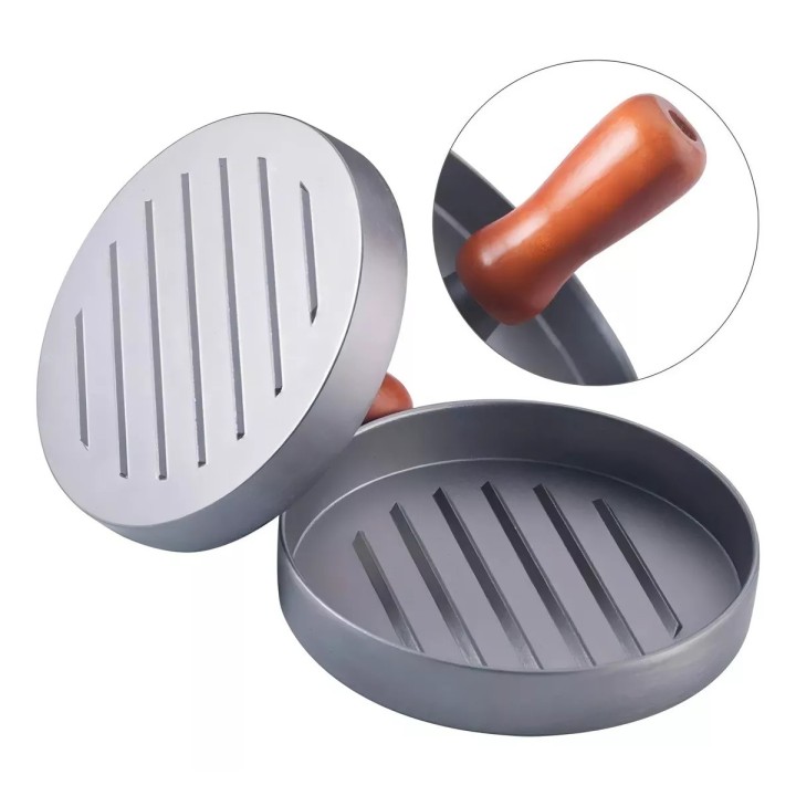 Molde Para Hamburguesas Individual - Plancha Press Carne