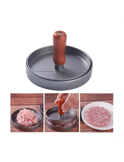 Molde Para Hamburguesas Individual - Plancha Press Carne
