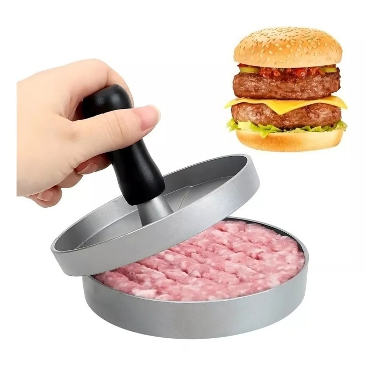 Molde Para Hamburguesas Individual - Plancha Press Carne