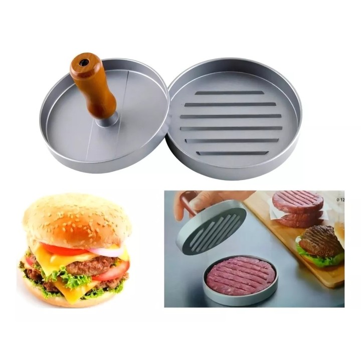 Molde Para Hamburguesas Individual - Plancha Press Carne