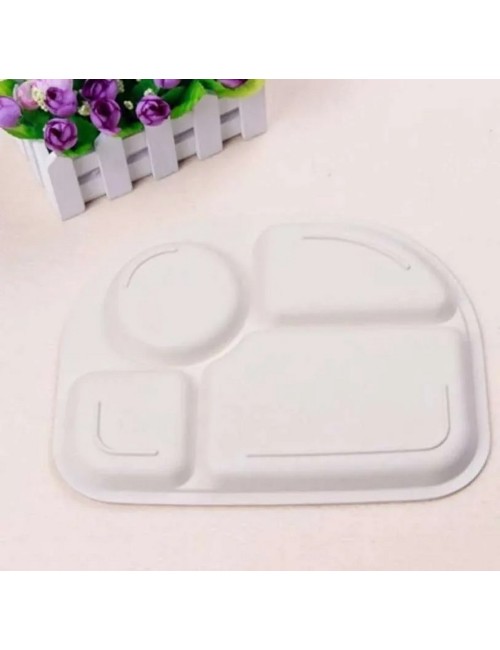 Set Vajilla Platos Cubiertos Unicornio Bebe Infantil X 5pc