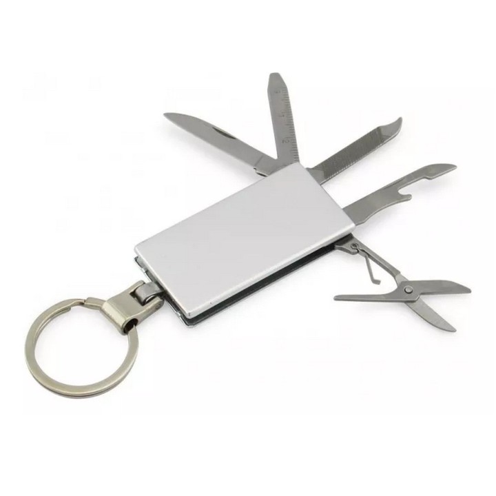 Llavero Multiherramienta Suizo Metálico Multiusos Portable