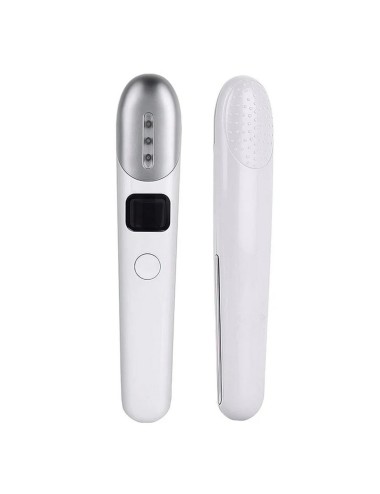 Masajeador Zona Ojos Disimular Ojeras Terapia Luz Vibrador