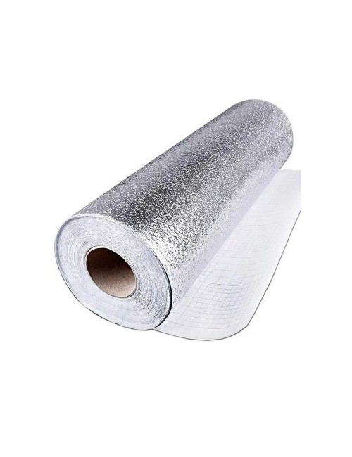 Adhesivo Vinilo Cocina Aluminio Impermeable Removible 3 Met