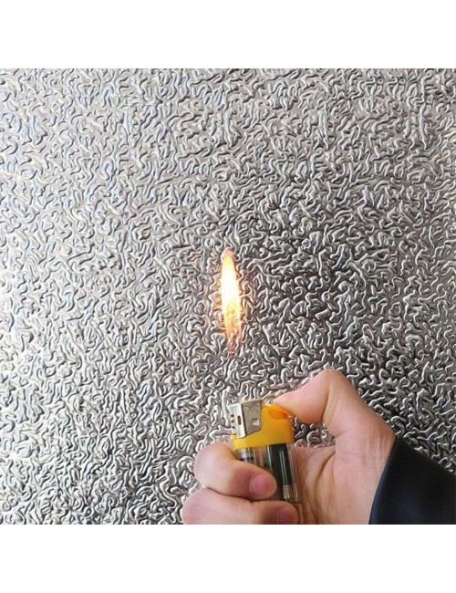 Adhesivo Vinilo Cocina Aluminio Impermeable Removible 3 Met