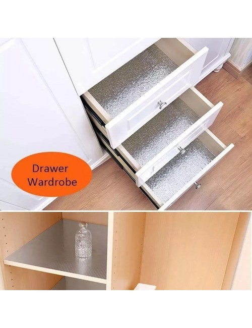 Adhesivo Vinilo Cocina Aluminio Impermeable Removible 3 Met