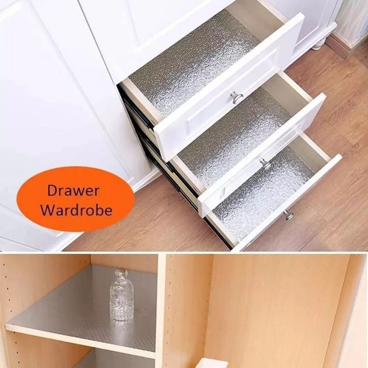 Adhesivo Vinilo Cocina Aluminio Impermeable Removible 3 Met