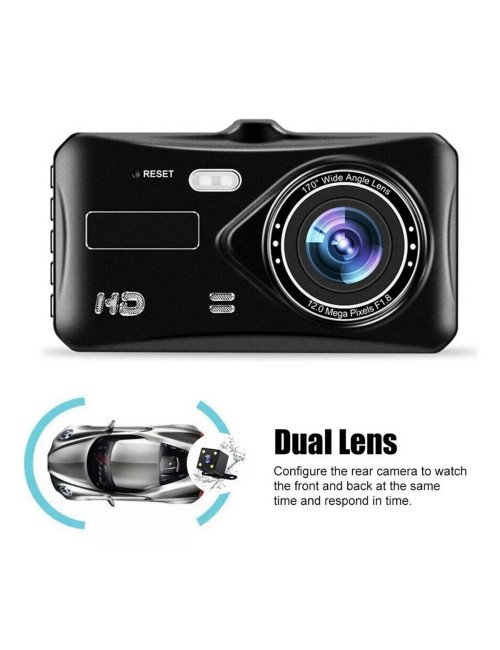 Camara Dual Carro Dvr Pantalla Camara Delantera Y Trasera