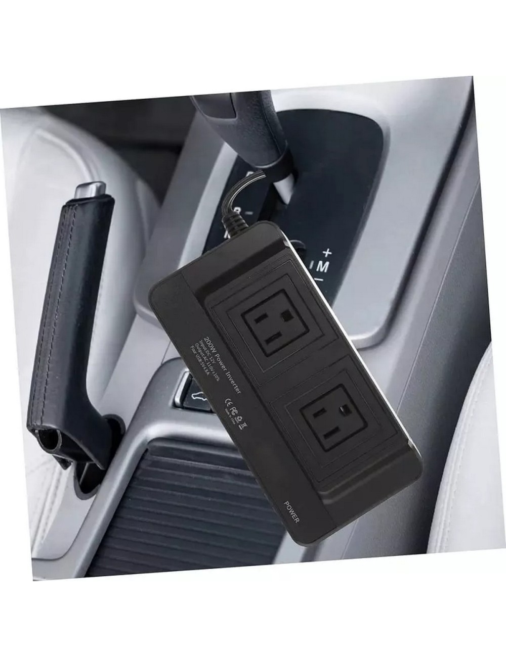 Inversor Convertidor Portátil Multitoma Carro Usb 200w 110v