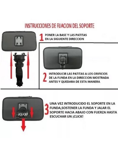 Soporte Porta Celular Moto Holder Estuche Bicicleta